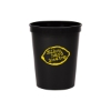 Promotional 16 Oz. Smooth Colored Stadium Cup Black TDRK2