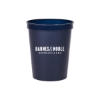 Promotional 16 Oz. Smooth Colored Stadium Cup Navy Blue TDRK2