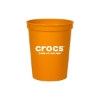 Promotional 16 Oz. Smooth Colored Stadium Cup Orange TDRK2