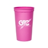 Promotional 22 Oz. Smooth Colored Stadium Cup Pink TDRK3