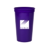 Promotional 22 Oz. Smooth Colored Stadium Cup Purple TDRK3