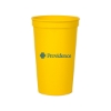 Promotional 22 Oz. Smooth Colored Stadium Cup Yellow TDRK3