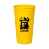 Promotional 32 Oz Smooth Colored Stadium Cup Yellow TDRK4