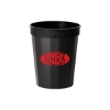Promotional 16 Oz. Ribbed Stadium Cup Black TDRK5