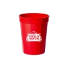 Promotional 16 Oz. Ribbed Stadium Cup Red TDRK5