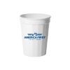 Promotional 16 Oz. Ribbed Stadium Cup White TDRK5