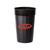 Promotional 22 Oz. Ribbed Stadium Cup Black TDRK6