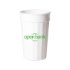 Promotional 22 Oz. Ribbed Stadium Cup White TDRK6