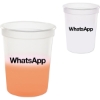 Promotional 16 Oz. Color Changing Frost Stadium Cup Frost White/Orange TDRK8