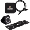 Promotional Foldable 3-in-1 Charger Black TECH1