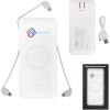 Promotional 5000 mAh Wireless Powerbank White TECH3
