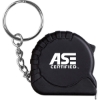 Promotional 3 Ft. Mini Tape Measure with Keychain Black TOL1
