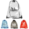 Custom Clear Drawstring Bag with Logo TPUBAG2