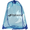 Promotional Clear Drawstring Bag Blue TPUBAG2