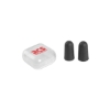 Promotional Ear Plugs in Case Black/Clear TRV2