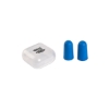 Promotional Ear Plugs in Case Blue/Clear TRV2