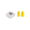 Promotional Ear Plugs in Case Yellow/Clear TRV2