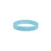 Promotional USA Debossed Silicone Bracelet Turquoise Blue USADEB