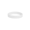 Promotional USA Debossed Silicone Bracelet White USADEB