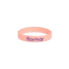 Promotional USA Screen Printed Silicone Bracelet Pink USASSB