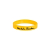 Promotional USA Screen Printed Silicone Bracelet Yellow USASSB