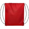 Promotional 14.5 x 17.5 Eco-Friendly 80GSM Non-Woven Drawstring Backpack Red B516