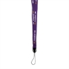 Promotional 3/8 Euro Soft Lanyard Purple L108