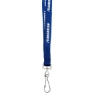 Promotional 3/8 Euro Soft Lanyard Royal Blue L108