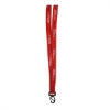 Promotional 3/4 Euro Soft Lanyard Red L109