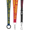Custom 3/4 Woven Text Lanyard with Logo L201