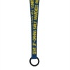Promotional 3/4 Woven Text Lanyard Royal Blue L201