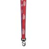 Promotional 3/4 High Detail Woven Lanyard Red L203