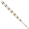 Promotional 3/4 Recycled Econo Lanyard White L901E