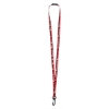 Promotional 3/8 Econo Lanyard Red L903F