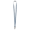 Promotional 3/8 Econo Lanyard Navy Blue L903F