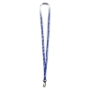Promotional 3/8 Econo Lanyard Royal Blue L903F