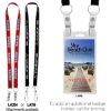 Custom 3/4 Econo Dual Attachment Lanyard with Logo L911
