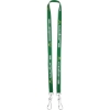 Promotional 3/4 Econo Dual Attachment Lanyard Green L911