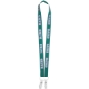 Promotional 3/4 Econo Dual Attachment Lanyard Forest Green L911