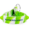 Promotional Popper Stress Reliever Key Chain Green/White T516