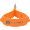 Promotional Popper Stress Reliever Key Chain Orange T516