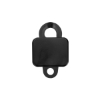 Promotional EZ Key Clip Snap-On Keychain Black A4055