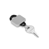 Promotional EZ Key Clip Snap-On Keychain White A4055
