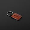 Custom ForgeWood Rectangle Keychain with Logo A4097