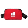 Promotional Durable Soft Nylon Travel Hip Pack Red B112