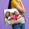 Promotional 20 x 16 Laminated Full-Color Tote Bag White B203