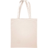 Promotional 15x16 Calico Cotton Tote Bag - 140GSM Natural B501