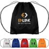 Custom 14.5x17.5 210D Polyester Drawstring Backpack with Logo B515B