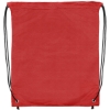 Promotional 14.5x17.5 210D Polyester Drawstring Backpack Red B515B