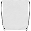 Promotional 14.5x17.5 210D Polyester Drawstring Backpack White B515B